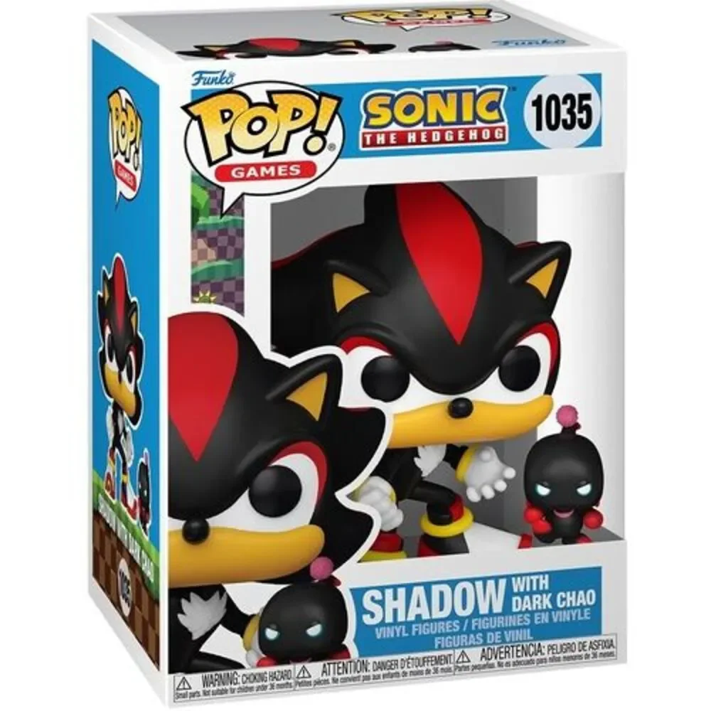 FUNKO POP! & Buddy: Sonic the Hedgehog - Shadow with Chao COLLECTIBLES - Picture 4 of 4